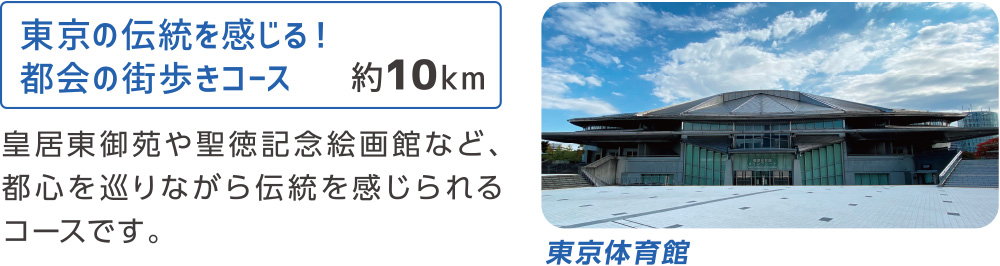 東京の伝統を感じる!都会の街歩きコース 約10km