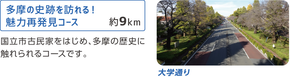 多摩の史跡を訪れる!魅力再発見コース 約9km